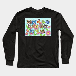 Butterfly Birthday Long Sleeve T-Shirt